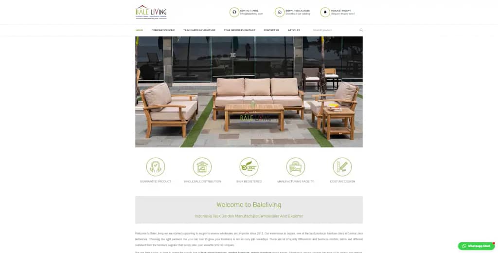 baleliving furniture website