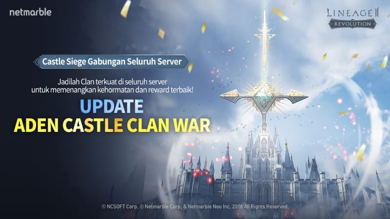 Ikuti Fortress Siege Skala Besar Seluruh Server dalam Update Agustus Lineage2 Revolution