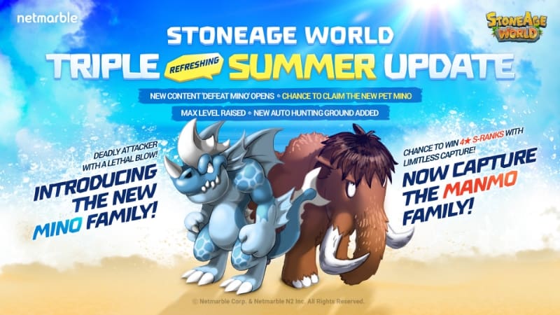 Update Summer StoneAge World Hadirkan Region, Pet, dan Konten PVE Terbaru untuk Para Pemain