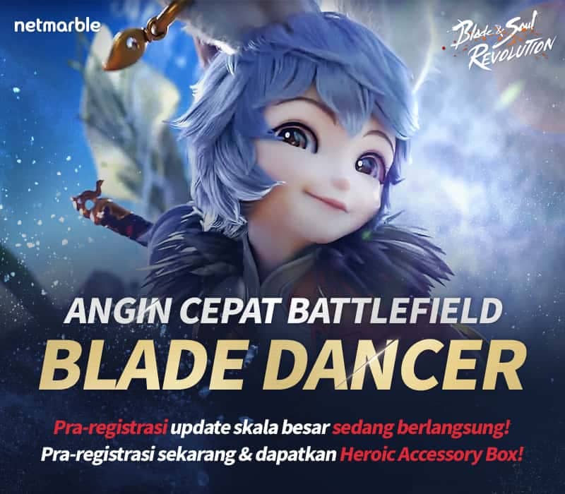Blade&Soul Revolution Buka Pra-Registrasi Update Blade Dancer dengan Teaser Video di Website